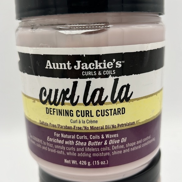2 x Aunt Jackies Curl La La Defining Curl Custard Cream, 15 oz Exp 08/2022 - Picture 2 of 4